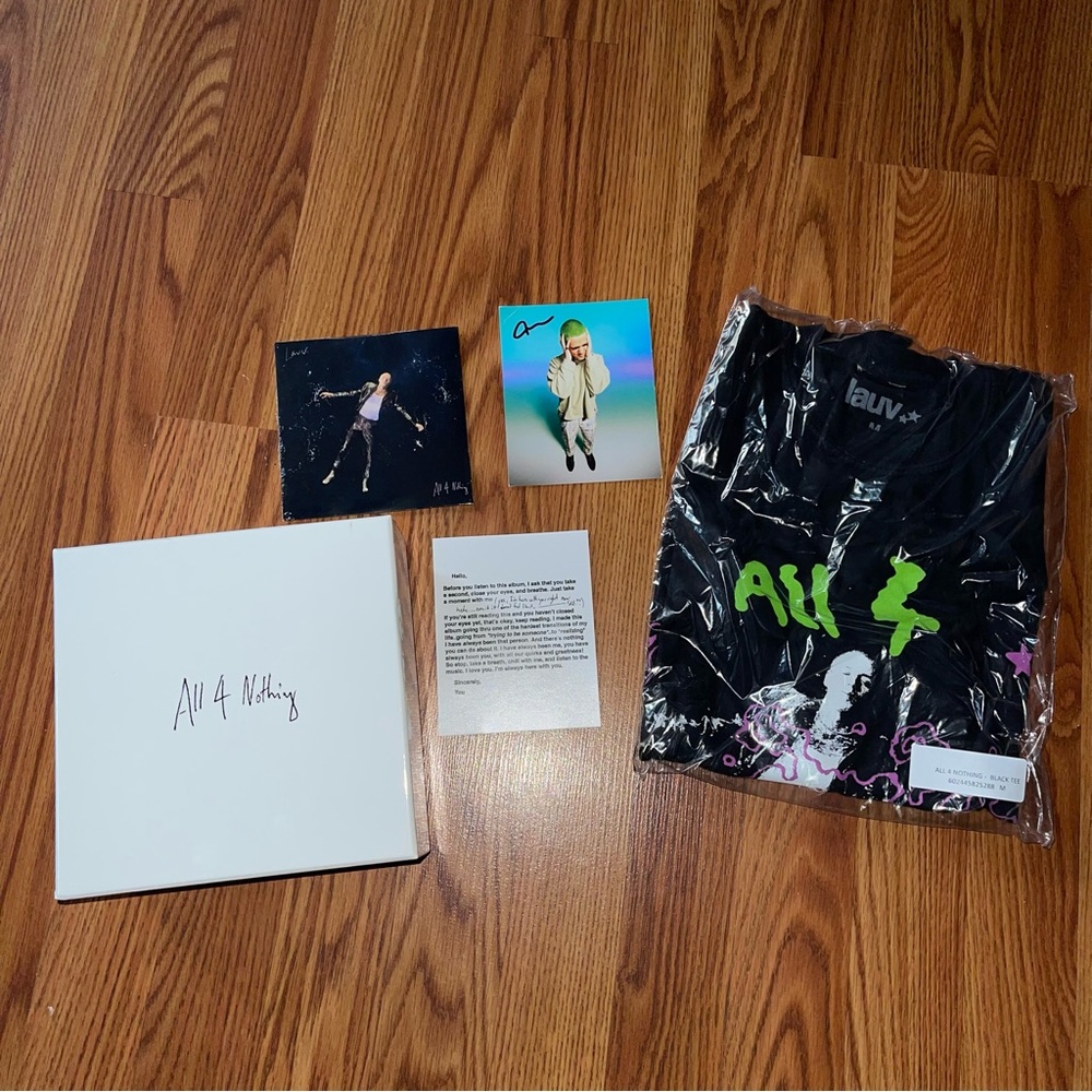 Lauv All 4 Nothing SIGNED Box Set